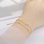 Pulsera Plata 925 con Zafiro Baño Oro 18K | Joyería Elegante Mujer
