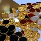 Colgante Brújula Tesoro Oro 18K Certificado AU750 | Joyería Lujo Mujer