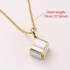 Collar Cubo Personalizado 6 Fotos Acero Inoxidable | Detalles con Alma