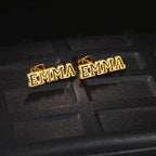 Conjunto Joyería NK Personalizado Nombre Acero Inoxidable | Collar Pulsera Pendientes