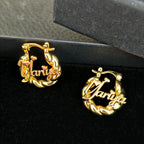 Collar Trébol DUOYIN Acero Inoxidable Oro 18K | Conjunto Joyería Mujer