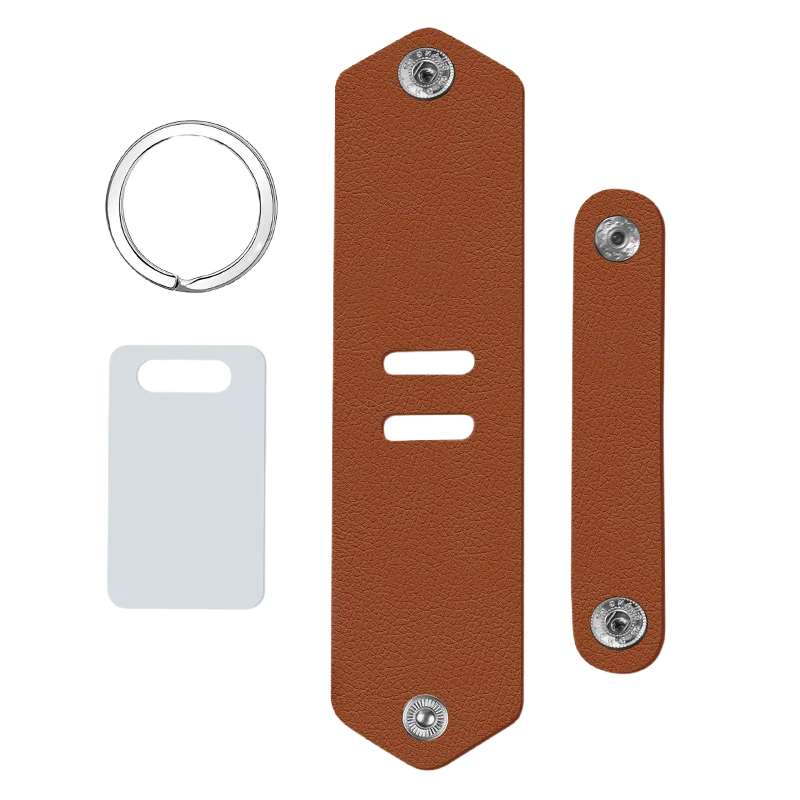 Llavero Cuero Genuino con Foto Personalizada Grabado Láser | Detalles con Alma