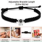 Pulsera Personalizada con Foto Proyección Acero Inoxidable | Detalles con Alma