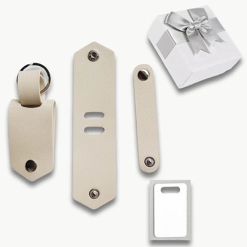 Llavero Cuero Genuino con Foto Personalizada Grabado Láser | Detalles con Alma