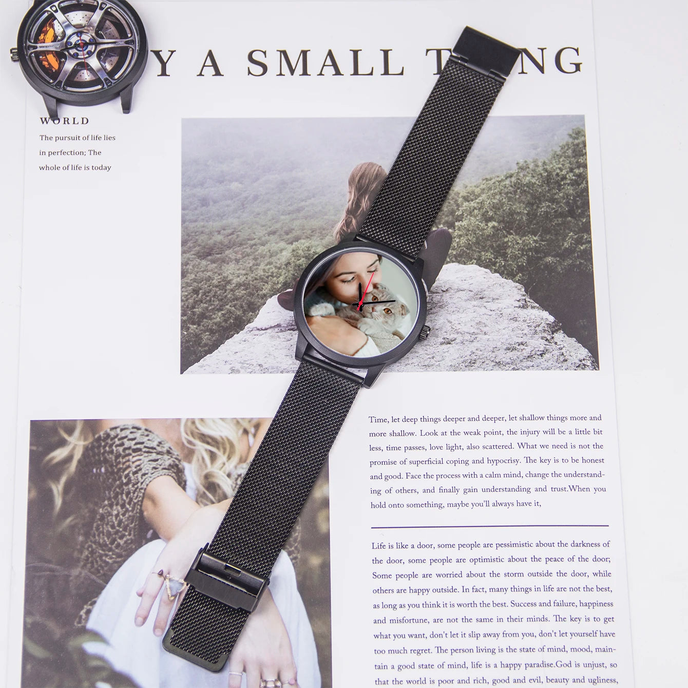 Reloj Personalizado con Foto de Mascota Cuero Genuino | Detalles con Alma