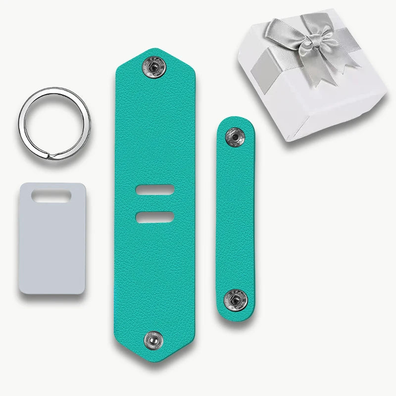 Llavero Cuero Genuino con Foto Personalizada Grabado Láser | Detalles con Alma