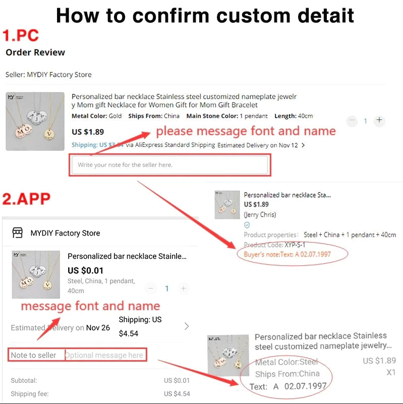 Pendientes Personalizados con Nombre - Baño de Oro 18K sobre Acero Inoxidable