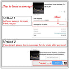 Collar Personalizado Múltiples Nombres Acero Inoxidable Oro | Detalles con Alma